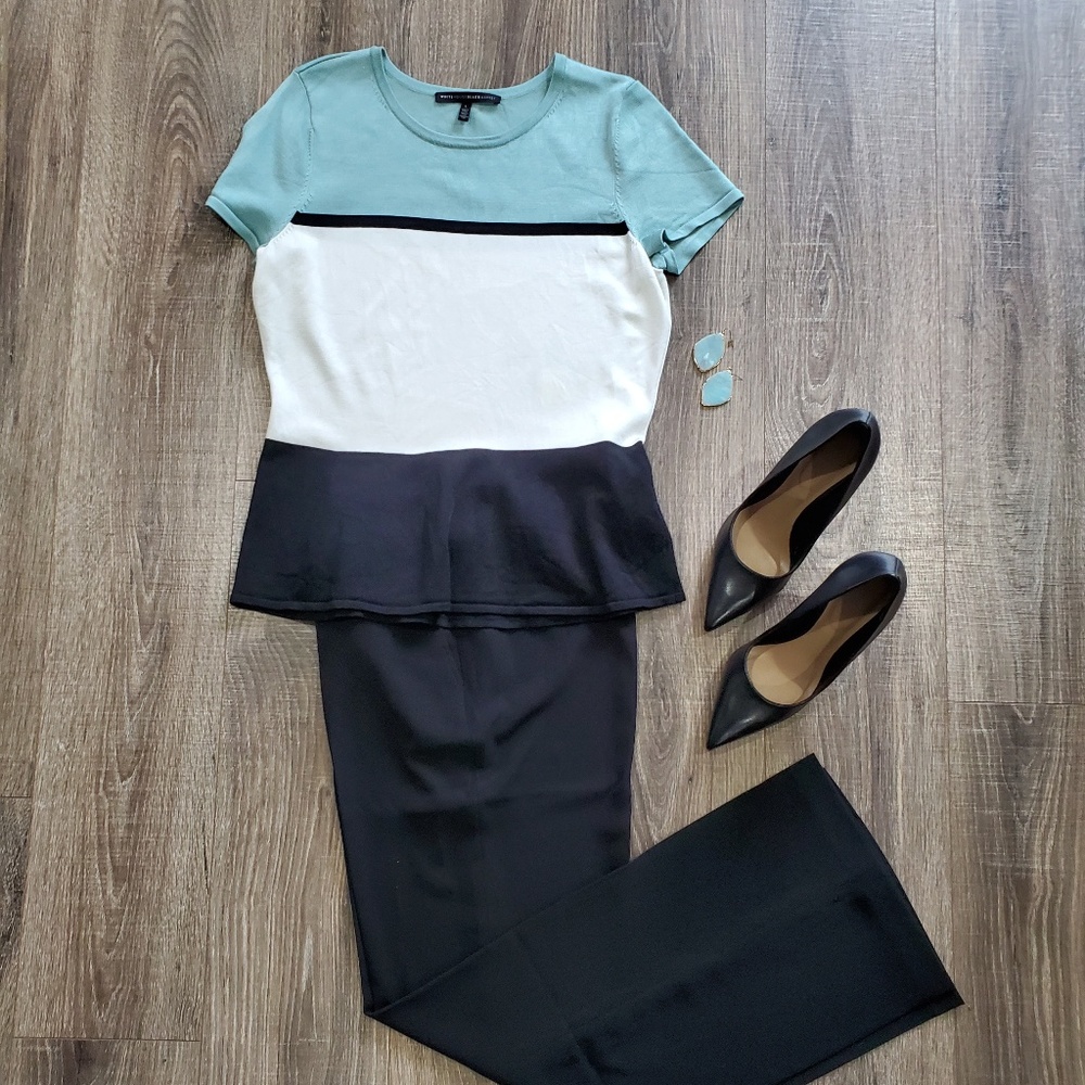 WHBM Neapolitan Block Top